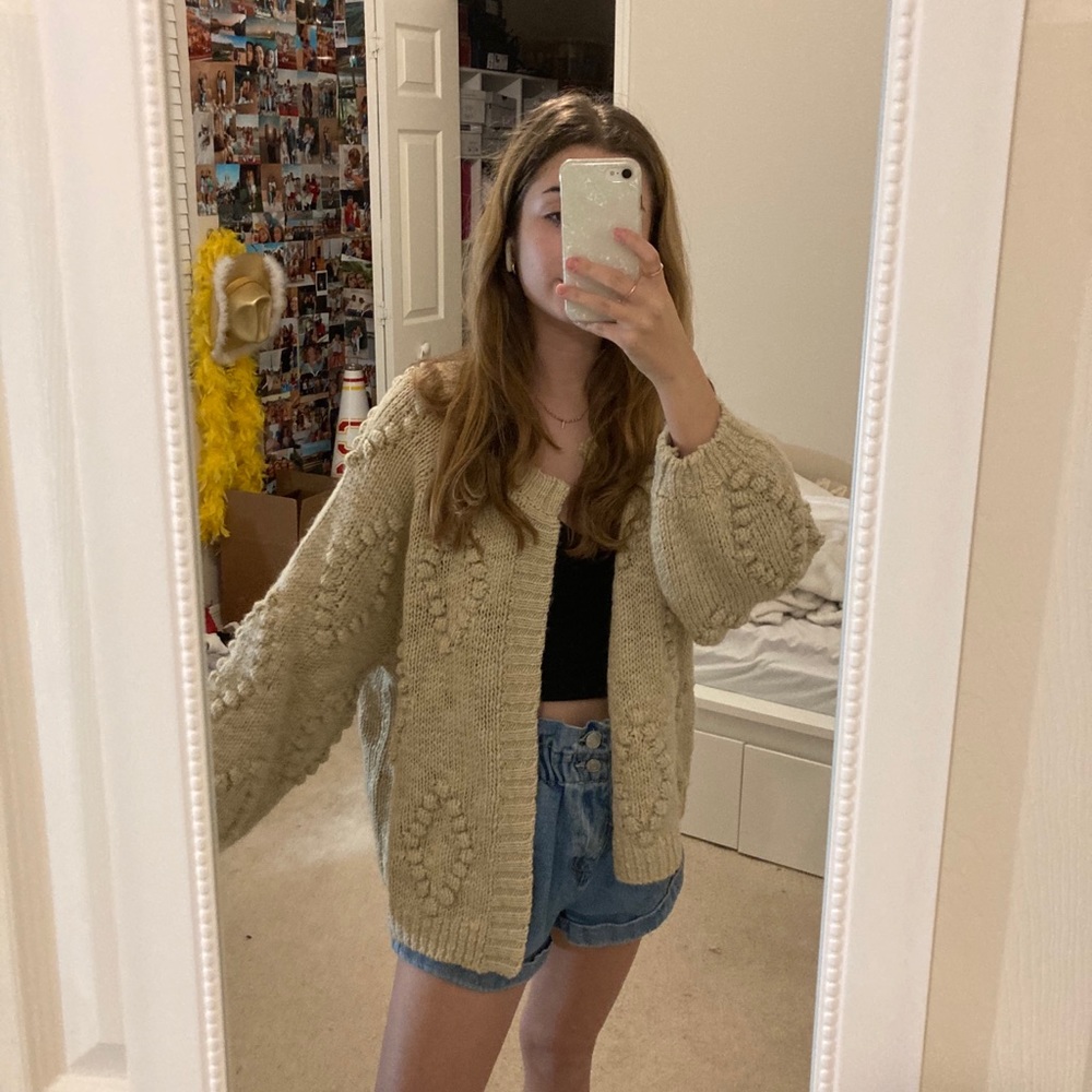 NWT Lucky Brand Diamond Patterned Wool Sweater